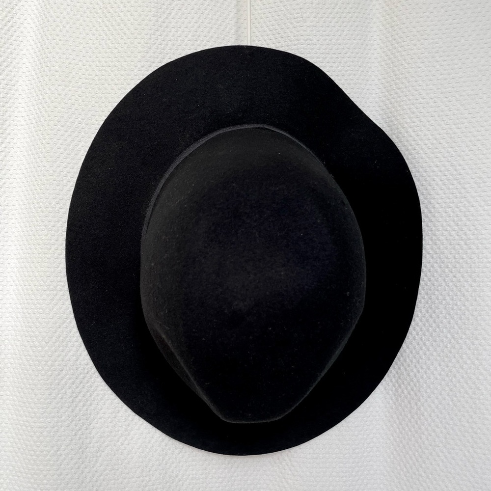 SCOTCH & SODA Black Wool Fedora Hat